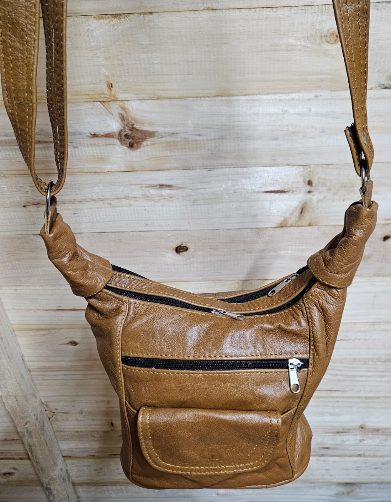 Handbag small tan2
